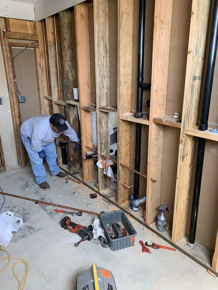 Commercial rough-in plumbing for Water Heater Replacement in Timber